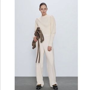 Zara Balloon Sleeve Knit Sweater